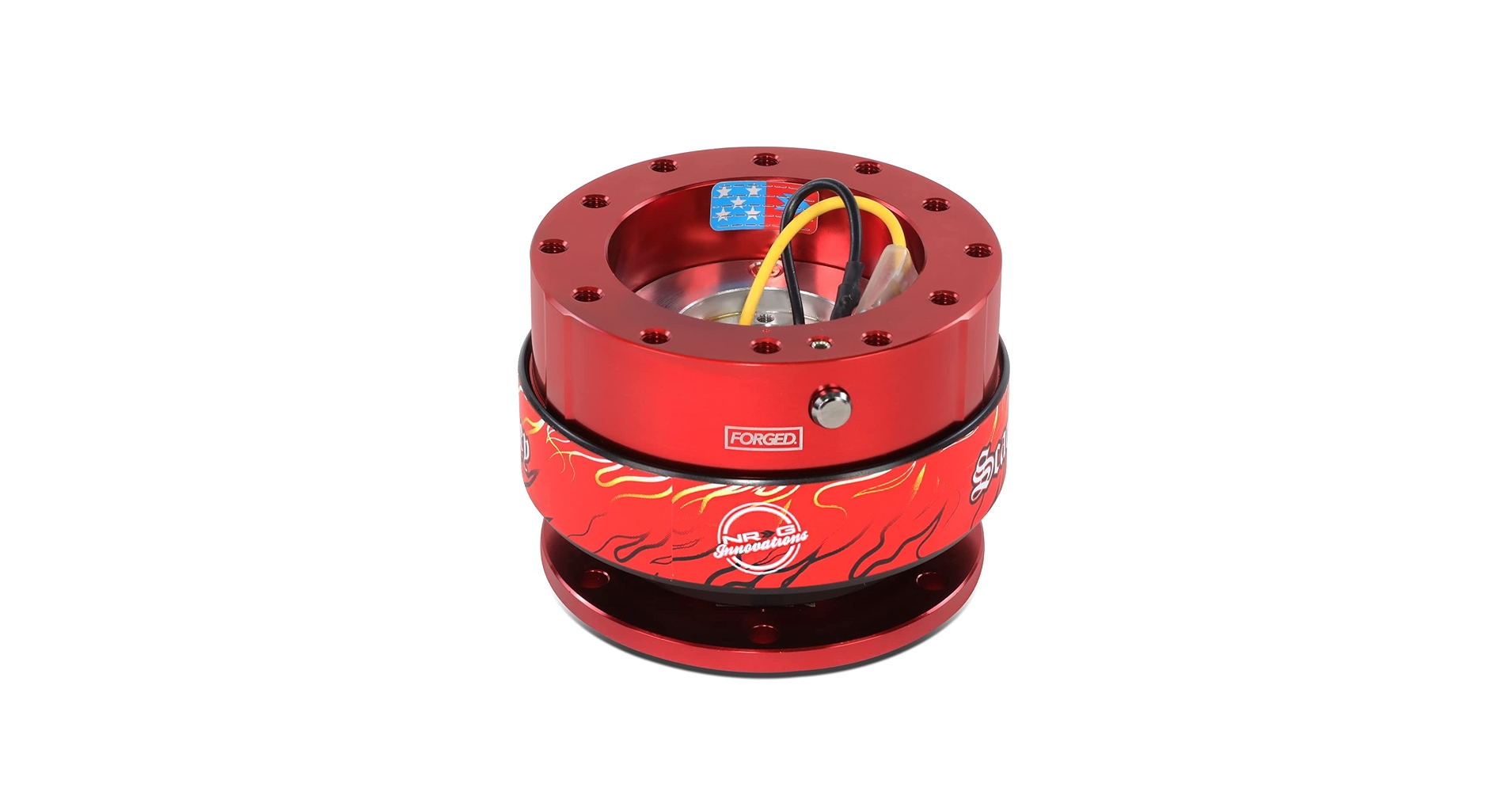 NRG クイックリリース GEN 2.0 SRK-200RD 赤 レッド Amazon.com: NRG Steering Wheel Quick Release Kit Gen 2.0 Red